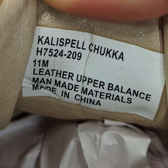 HS Trask Boots Mens 11 Kalispell Brown Leather Lace Up Chukka Ankle Shoes - Picture 10 of 11